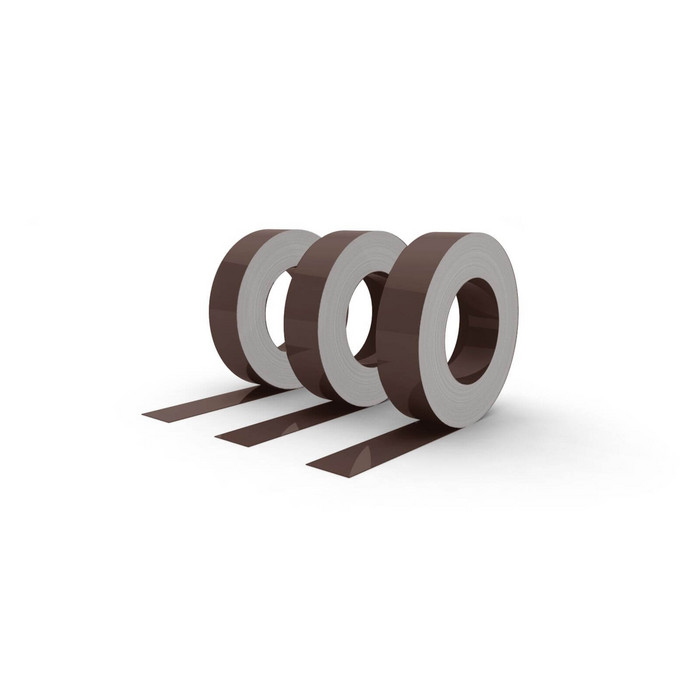 Штрипс с полимерным покрытием Полиэстер, толщина 0,70 мм, цвет RAL 8017