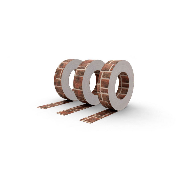 Штрипс с полимерным покрытием ECOSTEEL, толщина 0,50 мм, цвет кирпич рустик