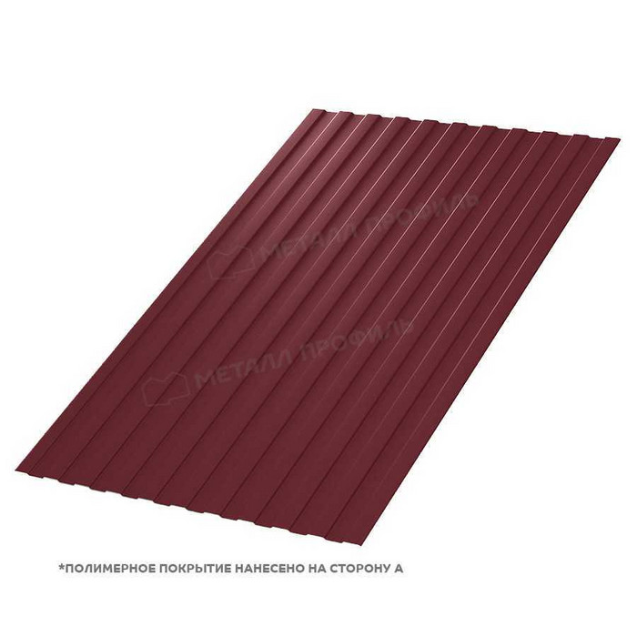 Профлист Металл Профиль С-8 0,45 VikingMP® RAL 3005 Красное вино
