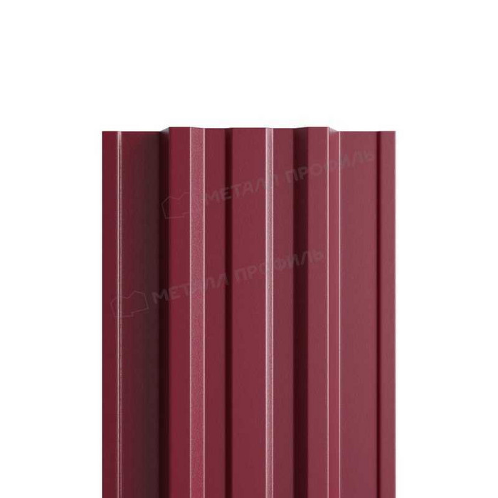 Штакетник Металл Профиль TRAPEZE-T 0,5 PURMAN® RAL3005 Красное вино