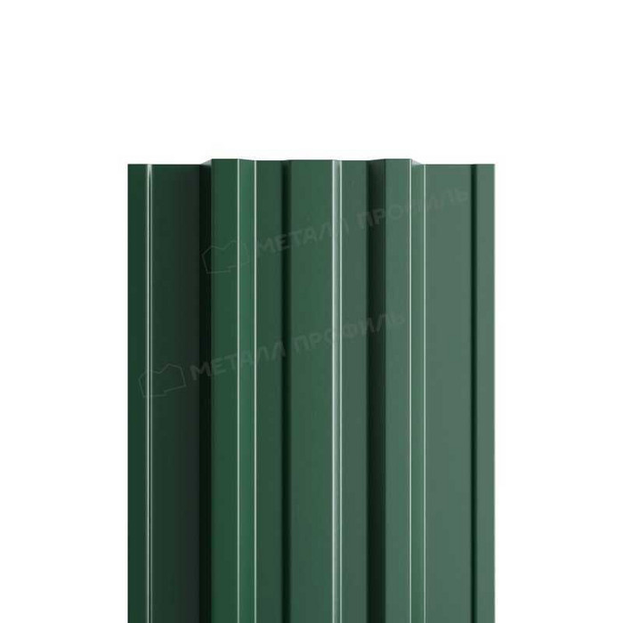 Штакетник Металл Профиль TRAPEZE-T 0,5 NormanMP RAL6005 Зеленый мох